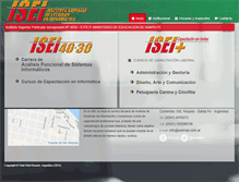 Tablet Screenshot of isei.com.ar